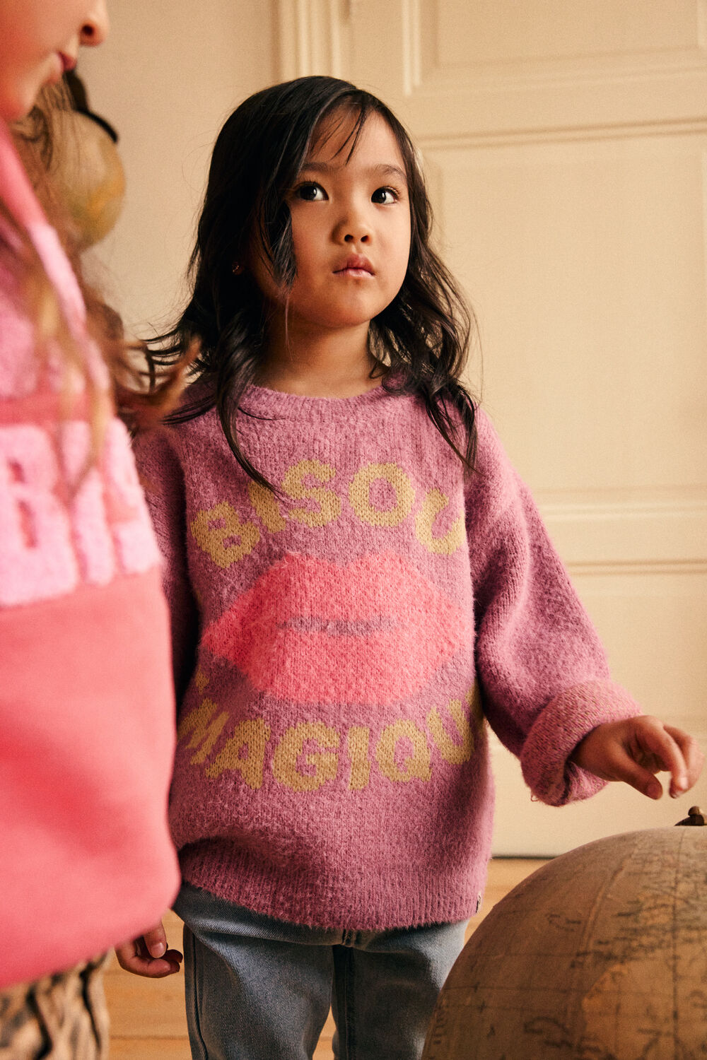 DAILY7 Pull KNITWEAR FANCY en violet - large