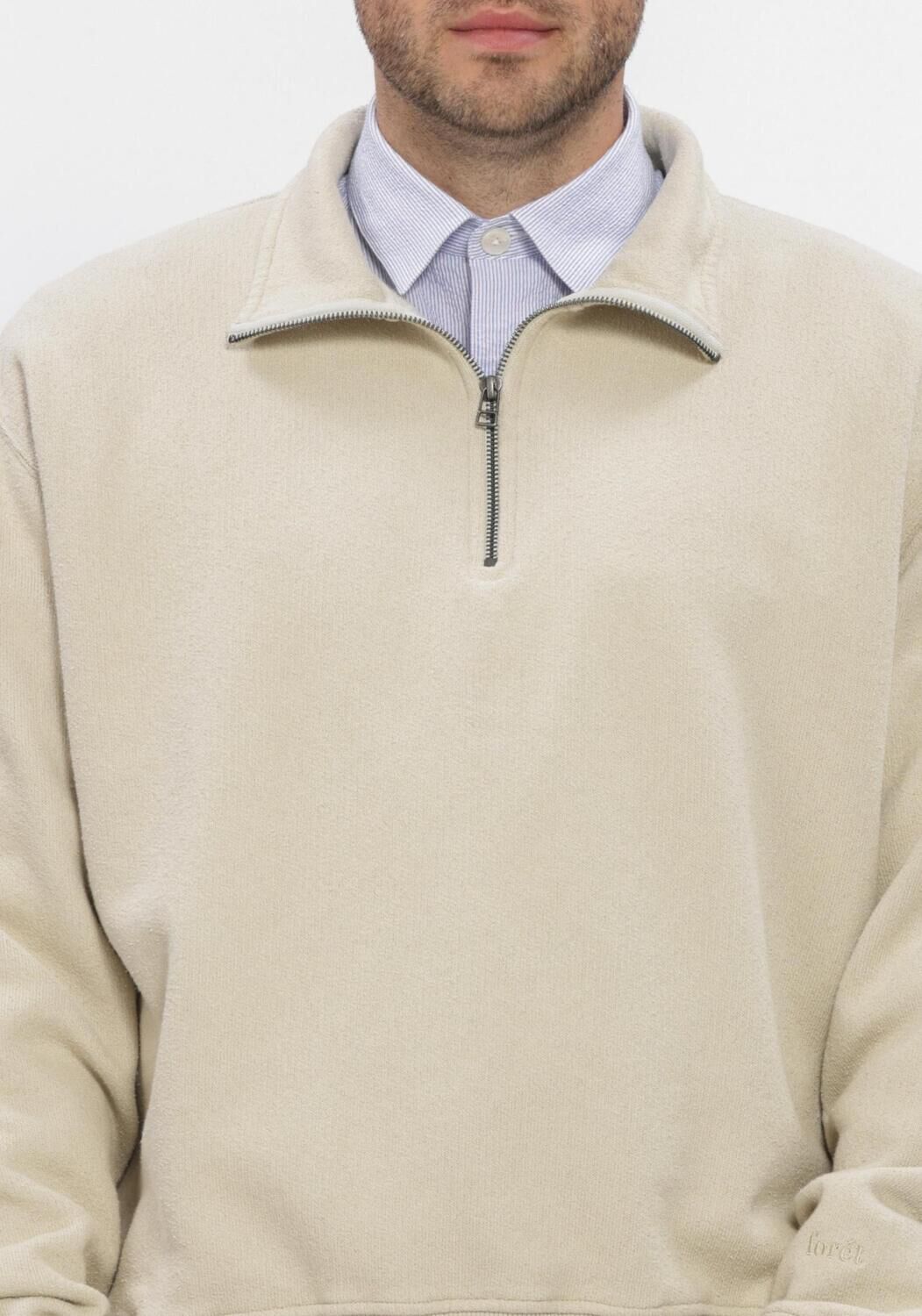 FOR&Eacute;T Pull RAIN HALFZIP SWEATSHIRT en beige - large