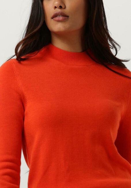 ANOTHER LABEL Pull ABBEY KNITTED PULL L/S en orange - large