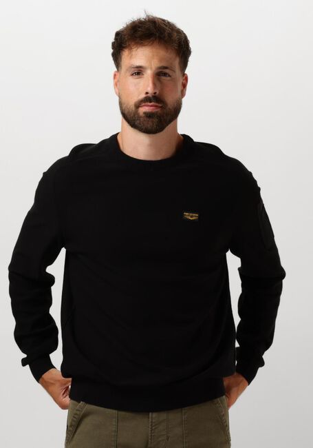 PME LEGEND Pull R-NECK AMERICAN CLASSIC BUCKLEY KNIT en noir - large