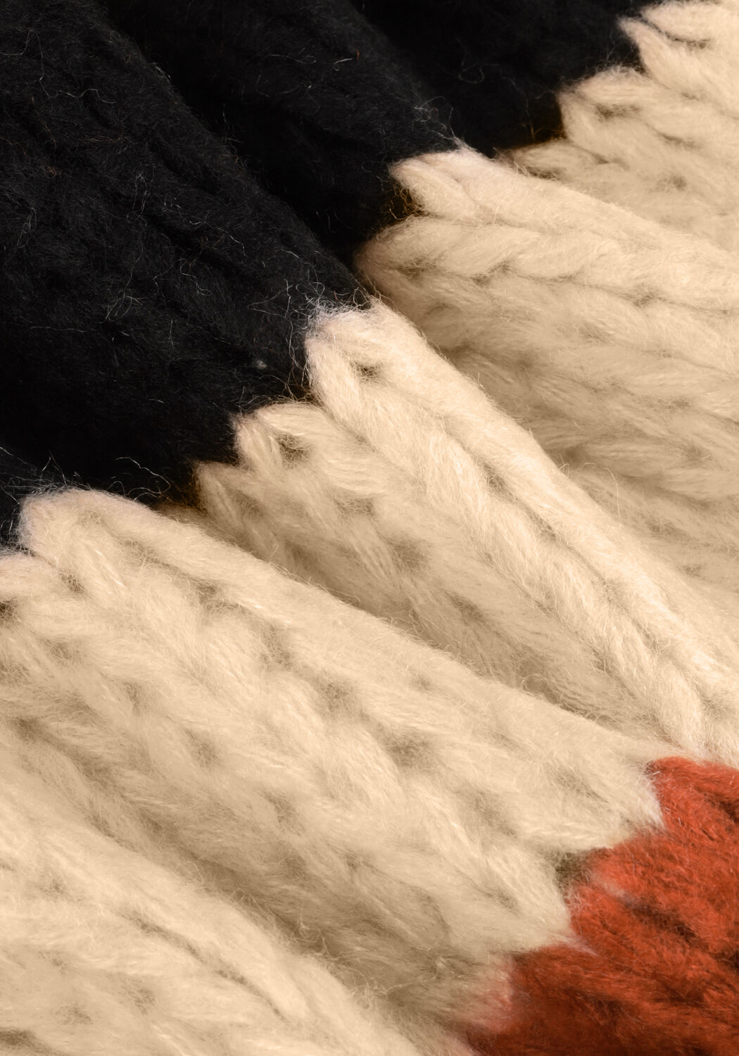 YDENCE Pull KNITTED SWEATER ZAYA &Eacute;cru - large