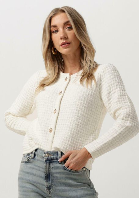 NEO NOIR Gilet LIMONE KNIT JACKET en blanc - large