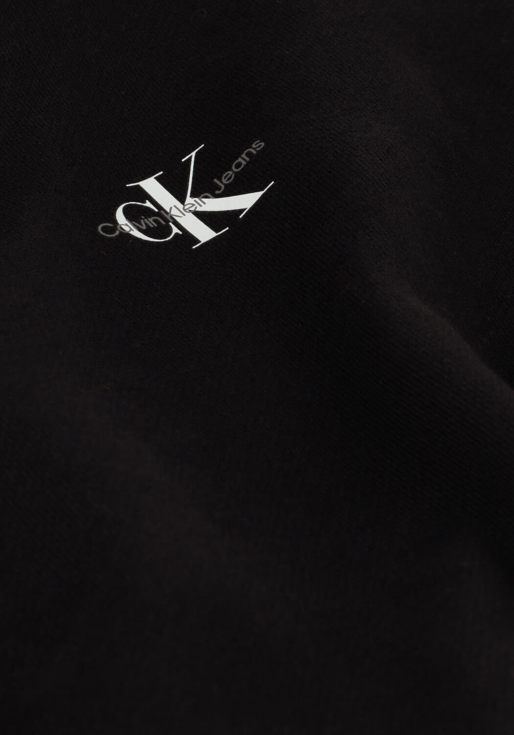 CALVIN KLEIN Chandail MICRO MONOLOGO HOODIE en noir - large