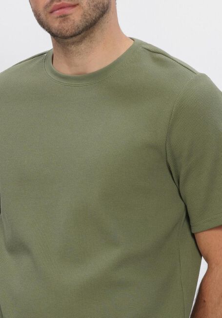 Groene ANERKJENDT T-shirt AKKIKI S/S WAFFLE TEE - large