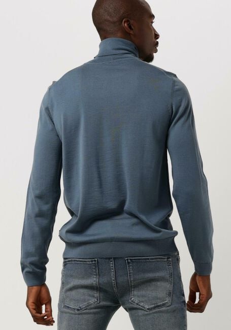 BOSS BLACK Col roul&eacute; MUSSO-P Bleu clair - large