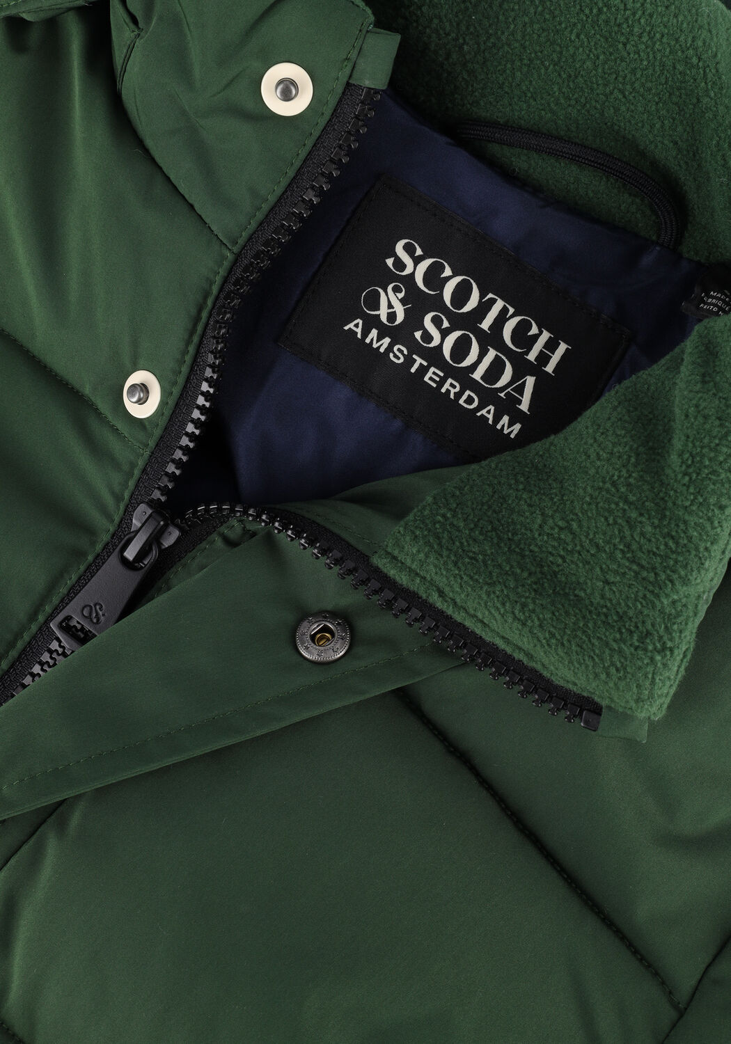 groene scotch soda gewatteerde jas 167473 22 fwbm a10