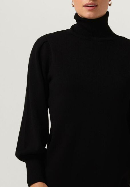 Zwarte Y.A.S. Mini jurk YASFONNY LS ROLL NECK KNIT DRESS - large
