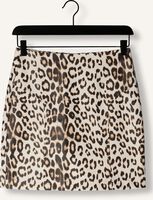 Bruine ALIX THE LABEL Minirok LADIES WOVEN LEOPARD FAUX LEATHER SKIRT Bruine ALIX THE LABEL Minirok LADIES WOVEN LEOPARD FAUX LEATHER SKIRT - medium
