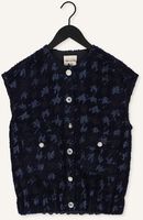 SEMICOUTURE Gilet Y2WN04 Bleu foncé SEMICOUTURE Gilet Y2WN04 Bleu foncé - medium