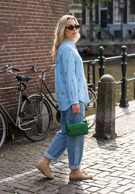 YDENCE BLOUSE GABIA Blouses Bleu clair - large