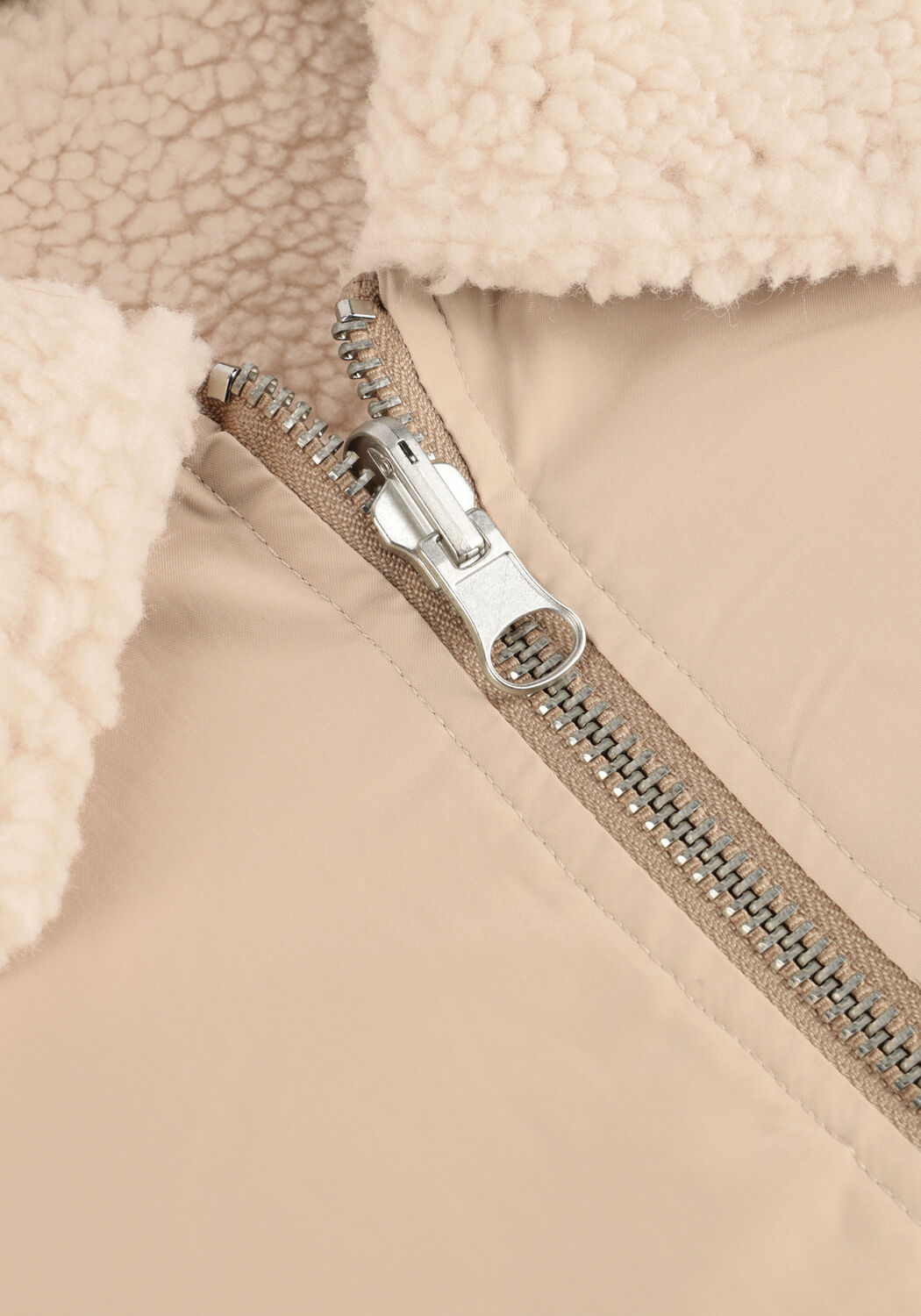 Beige PENN & INK Gewatteerde jas JACKET - large