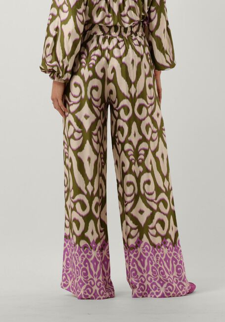 AMAYA AMSTERDAM Pantalon large MILOU en vert - large