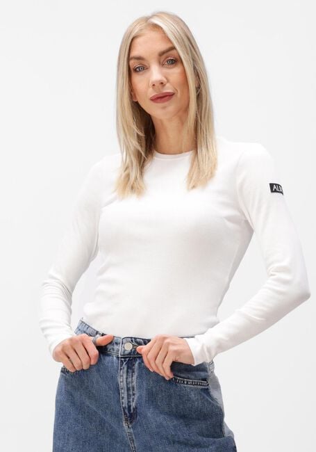 ALIX THE LABEL LADIES KNITTED LONGSLEEVE TOP Hauts & T-shirts en blanc - large