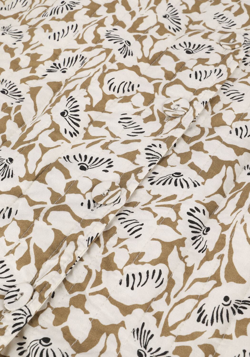 Y.A.S. Kimono YASFLUMA QUILTED VEST LS. Blanc - large