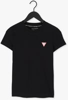 Zwarte GUESS T-shirt MINI TRIANGLE CN