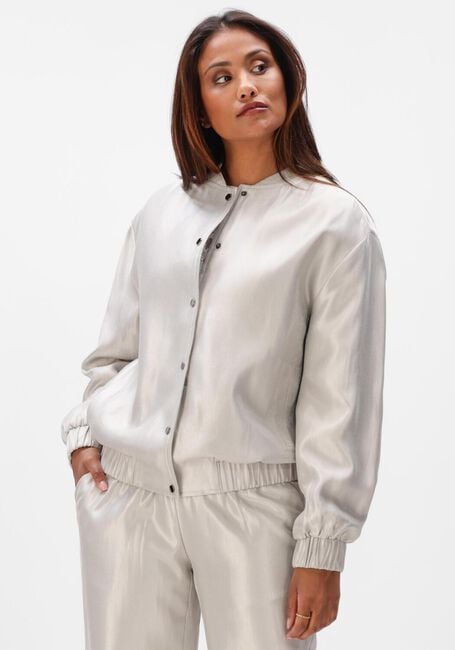 AIMEE THE LABEL Jack JOY BOMBER JACKET en argent - large