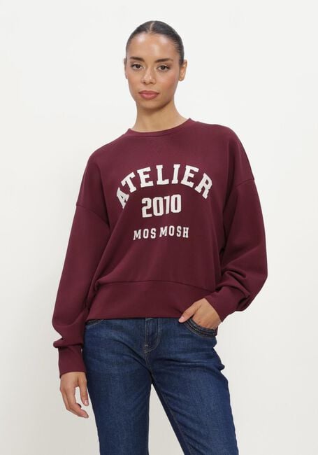 MOS MOSH Chandail MMNIMA O-LS SWEATSHIRT Bordeaux - large