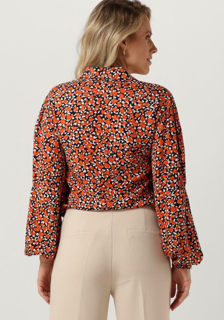 Oranje ANOTHER LABEL  JAYLA DOT SHIRT L/S - large