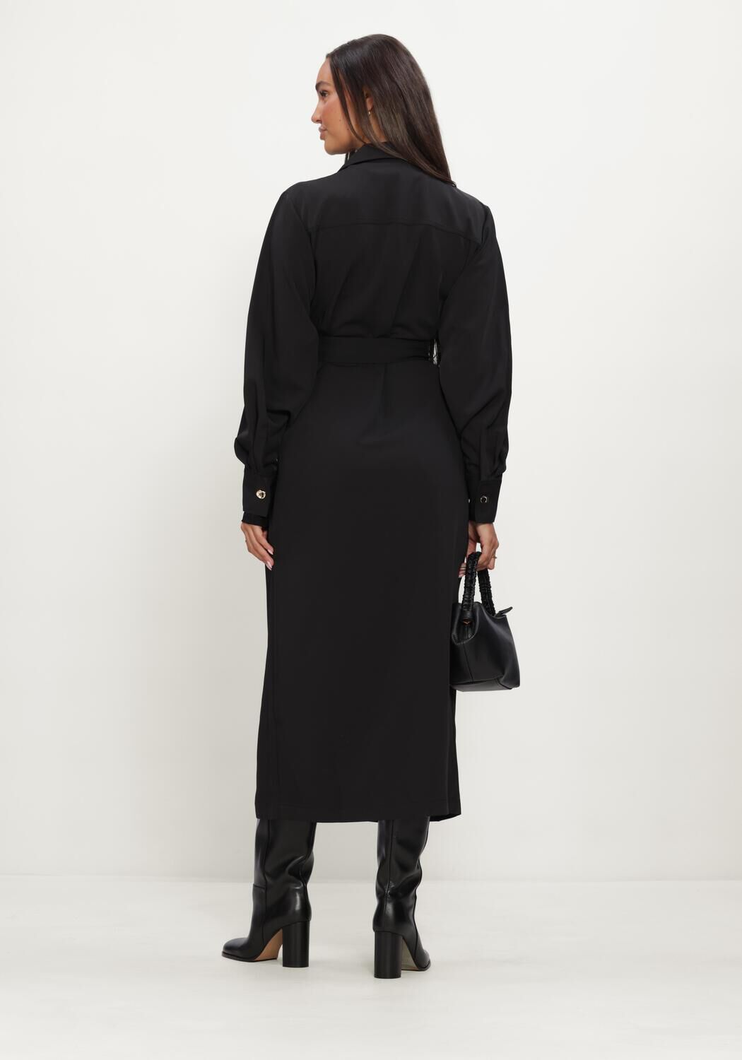 LINA LOCCHI Robe maxi LL-BELINDA en noir - large