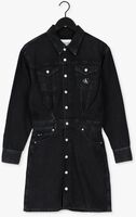 CALVIN KLEIN Mini robe A-LINE DENIM JACKET DRESS en noir