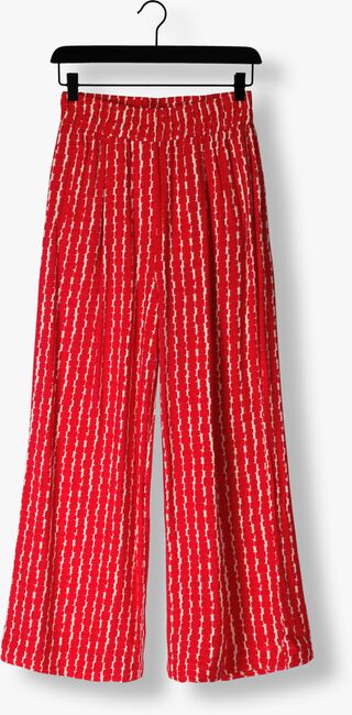 BY-BAR Pantalon large BENJI RED GROOVE PANT en rouge - large
