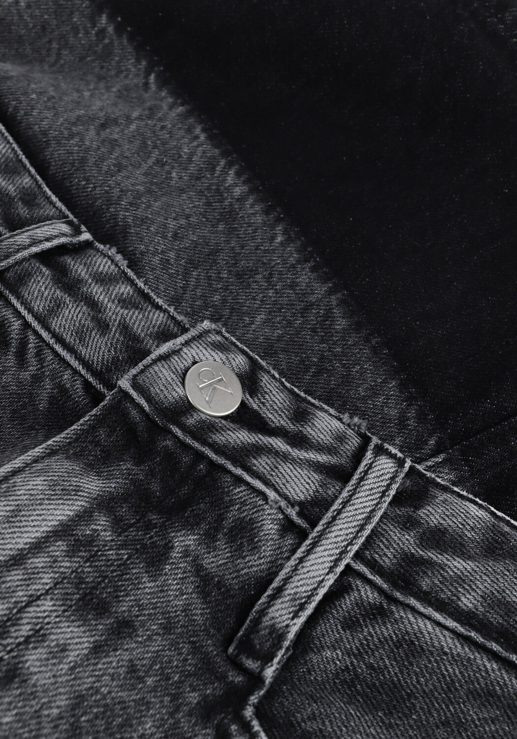 CALVIN KLEIN Mini-jupe A-LINE UTILITY MINI SKIRT Gris fonc&eacute; - large