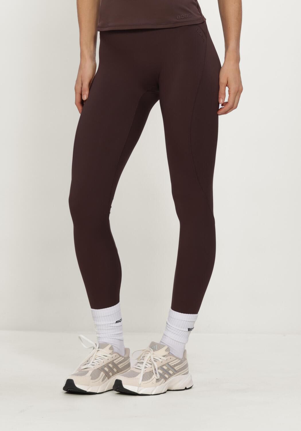 BJORN BORG BORG SLEEK TIGHTS Pantalons en marron - large