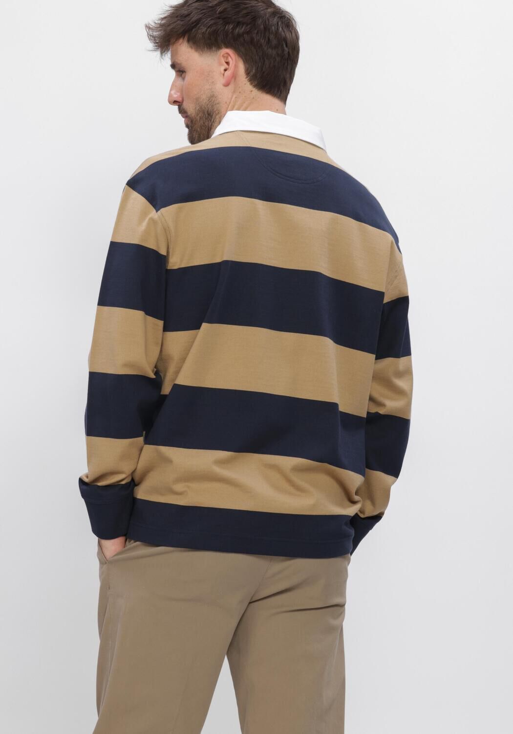 BARBOUR Polo BROOME RUGBY SHIRT en beige - large