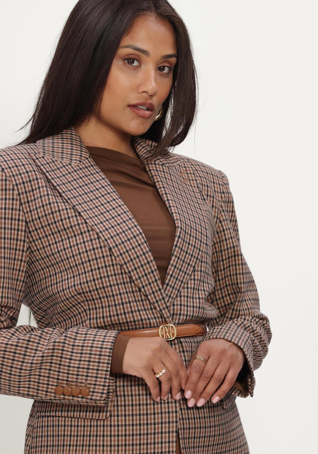 JOSH V Blazer BERYL BLAZER en marron - large