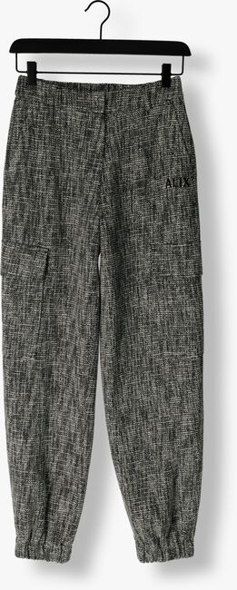 ALIX THE LABEL Pantalon cargo LADIES WOVEN BOUCLE CARGO PANTS en gris - large
