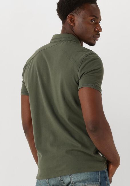 Donkergroene CAST IRON Polo SHORT SLEEVE POLO ESSENTIAL - large