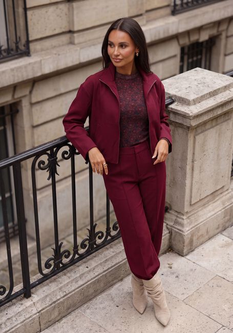 YDENCE Jack JACKET DAVIS Bordeaux - large