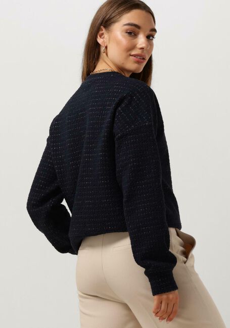 VANILIA Pull STRUCTURE SWEAT Bleu fonc&eacute; - large