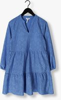 Lichtblauwe OBJECT Mini jurk OBJFEODORA GIA L/S DRESS