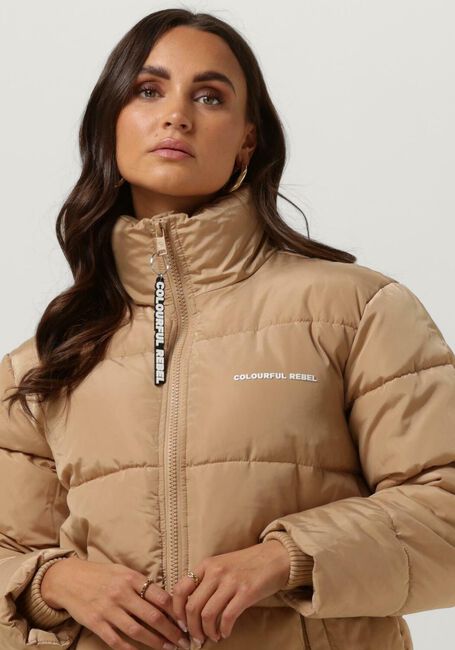 COLOURFUL REBEL Veste matelassé FIONA PUFFER JACKET Sable - large