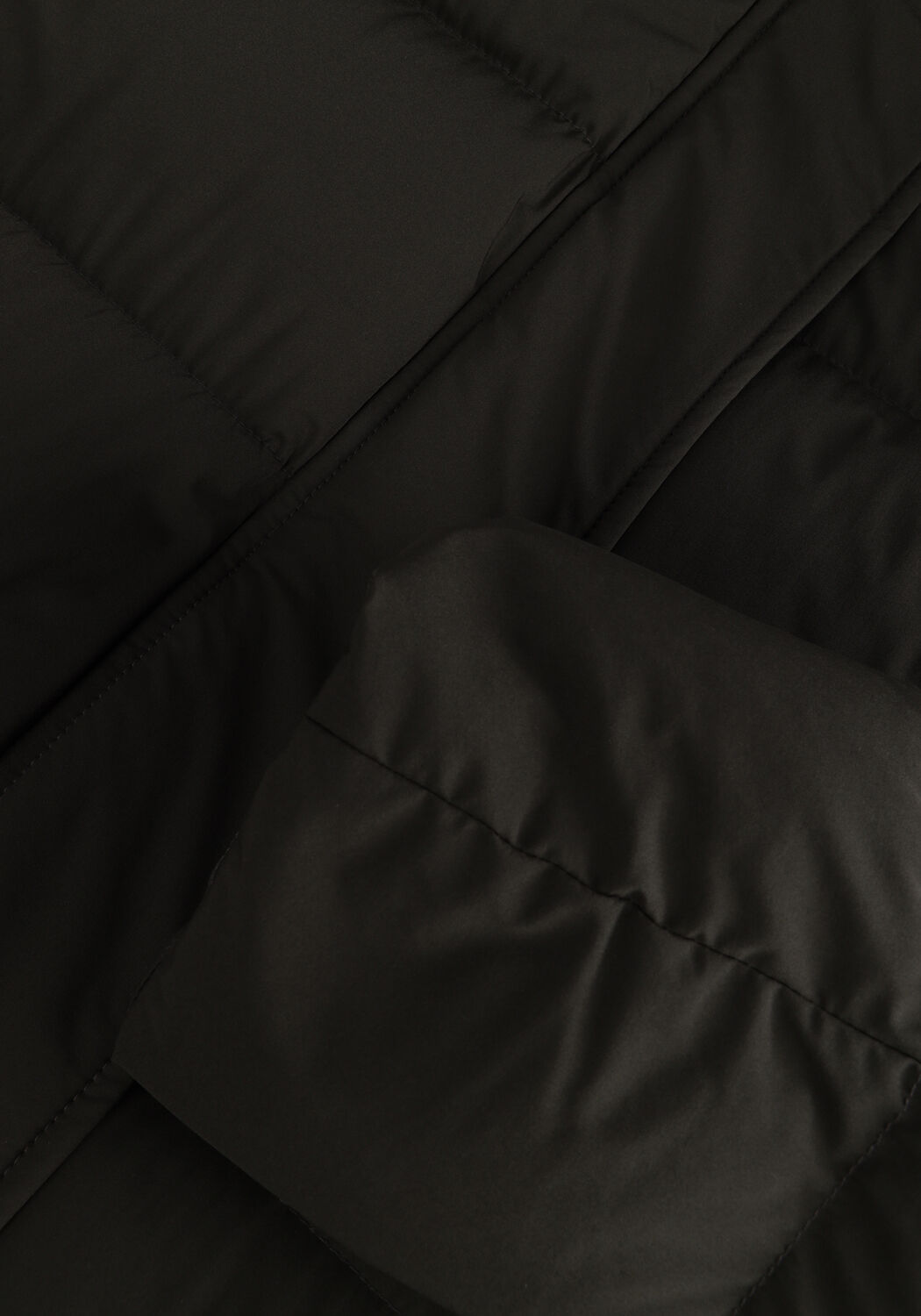 Groene BEAUMONT Gewatteerde jas BI-STRETCH LONG COAT - large