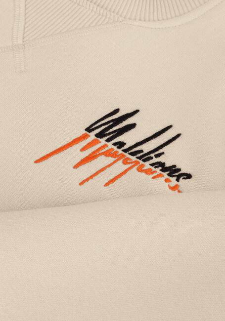 MALELIONS Chandail SPLIT SWEATER en beige - large