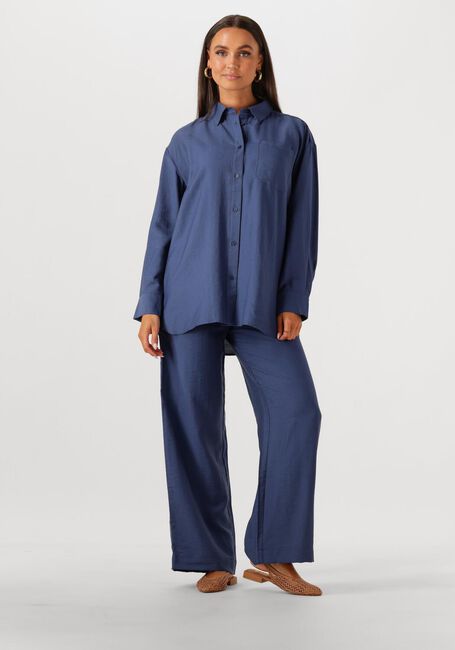 Blauwe MSCH COPENHAGEN  MSCHDISA SHIRT - large
