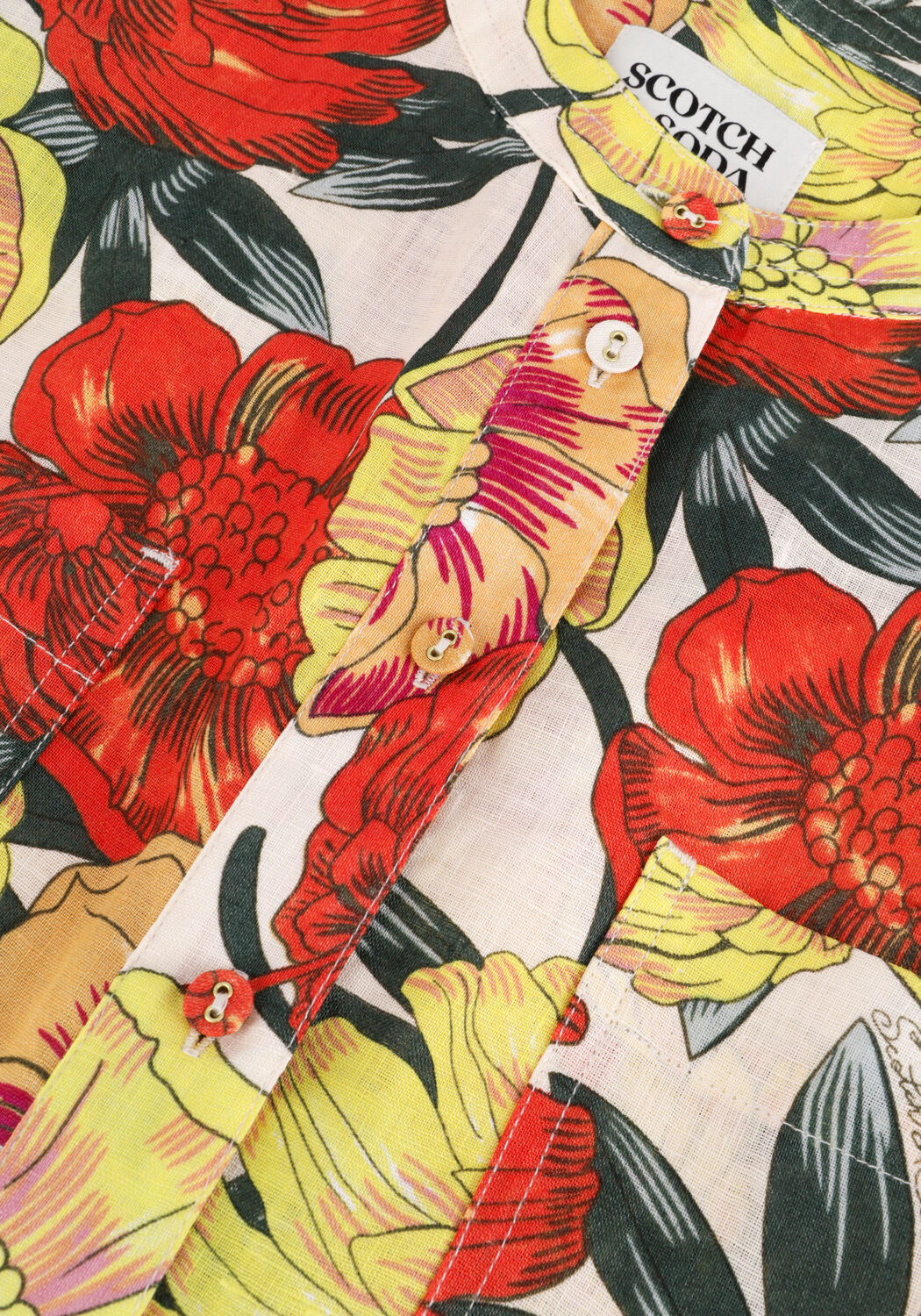 Multi SCOTCH & SODA  LINEN ALL-IN-ONE - large