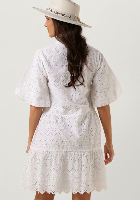 NOTRE-V Mini robe NV-DONNA DRESS BRODERIE ANGLAISE DRESS en blanc - large