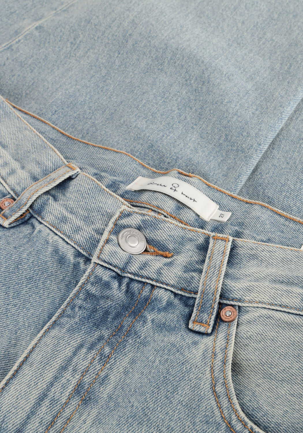 Blauwe CIRCLE OF TRUST Straight leg jeans ROBIN DNM - large