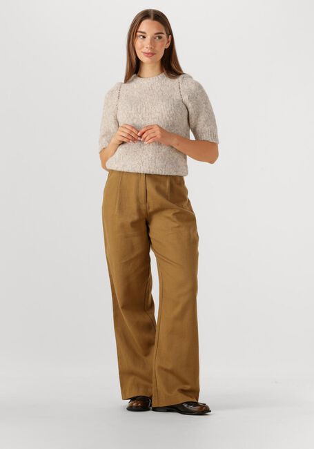 Ecru BY-BAR Trui LOVA BULKY PULLOVER - large