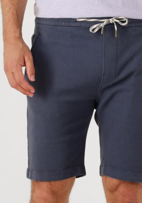 Donkerblauwe CAST IRON Korte broek CHINO SHORTS WAFFLE STRUCTURE - large
