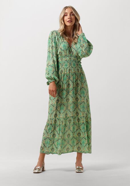 JANICE Robe maxi MILAN en vert - large