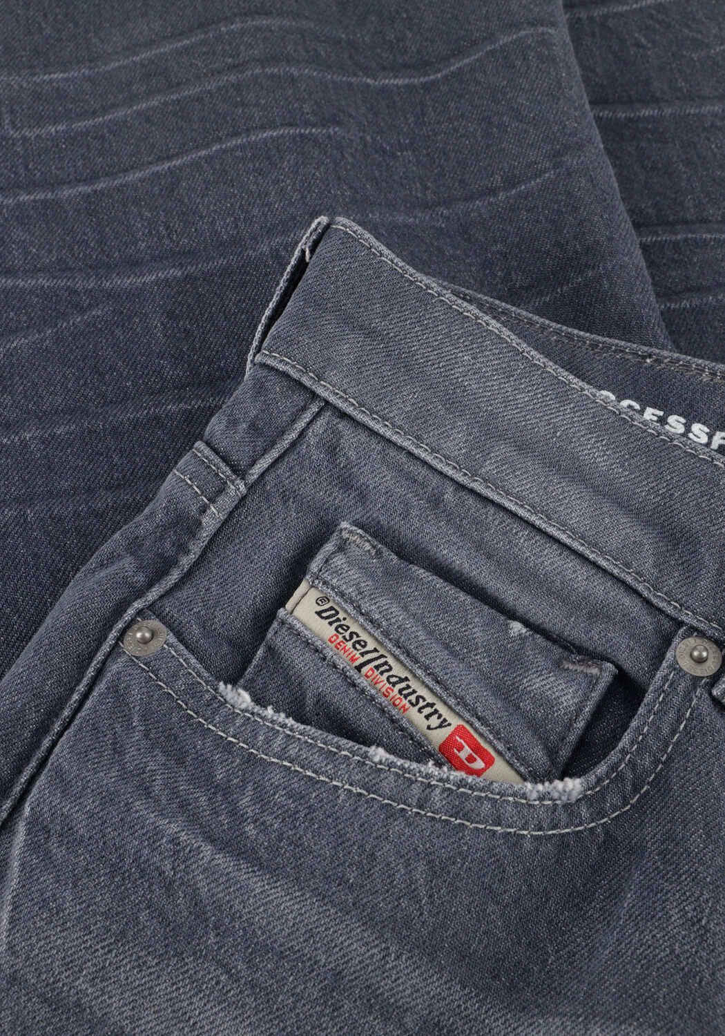 DIESEL Wide jeans 1978 D-AKEMI en gris - large