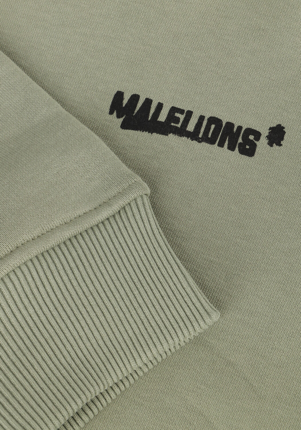 Groene MALELIONS Truien/vesten INKED HOODIE - large