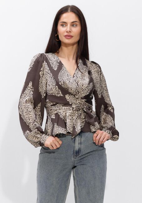 Bruine NEO NOIR  RISTA PAISLEY DROP BLOUSE - large