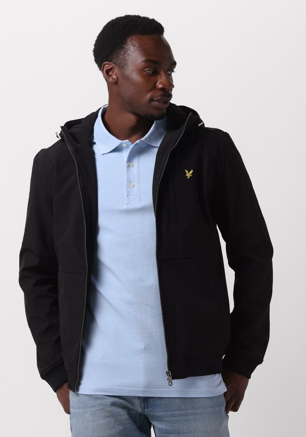 LYLE SCOTT Jack SOFTSHELL JACKET en noir Omoda