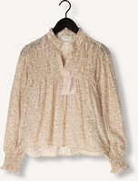 Ecru NEO NOIR  SELFINA GRAPHIC FLOWER BLOUSE Ecru NEO NOIR  SELFINA GRAPHIC FLOWER BLOUSE - medium