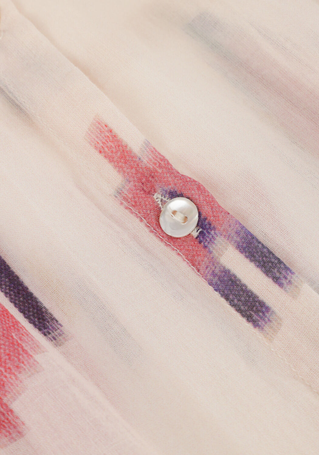 Ecru BY-BAR  BECKY IKAT BLOUSE - large